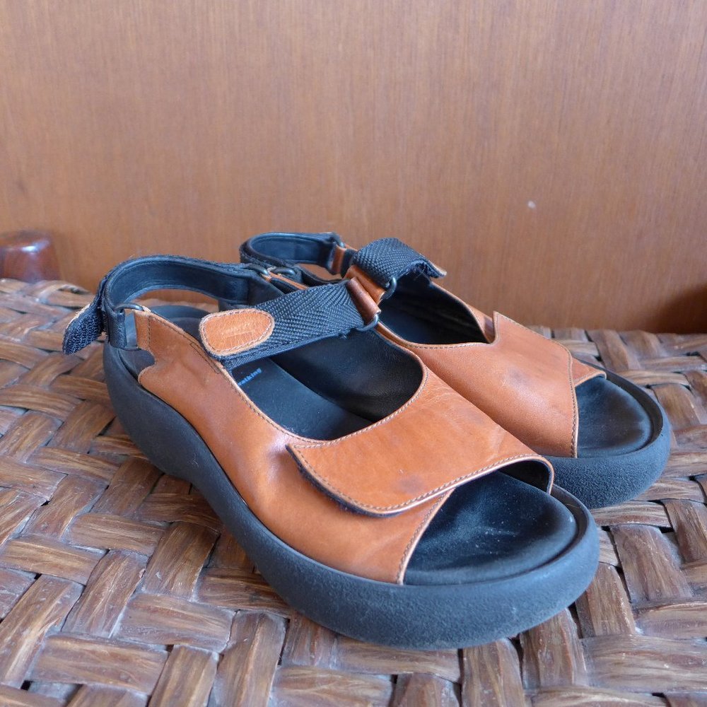 Wolky Jewel Sandals Cognac 39